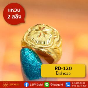 แหวน 2 สลึง ลาย โล่ตำรวจ By Lsw Gold